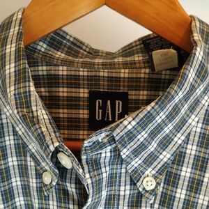 Gap Mens L Relaxed Fit Long Sleeve Button Down